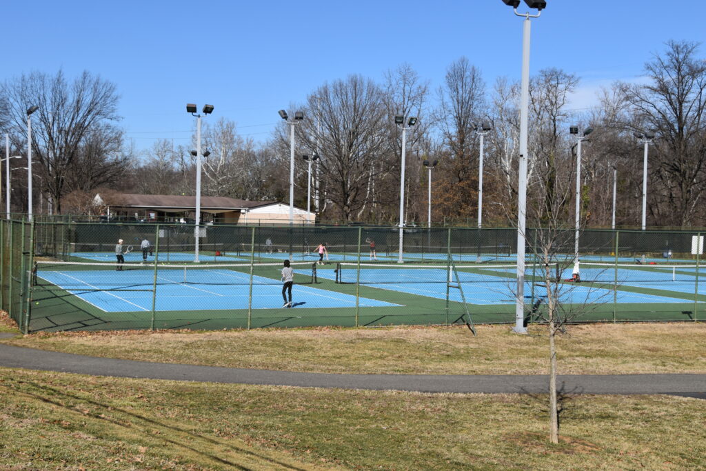 #20 - Play tennis at Bluemont Park