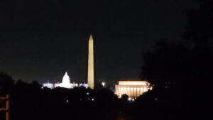 DC Monuments at night