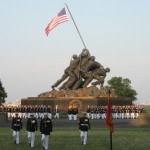 Sunset Parade at Iwo Jima Memorial