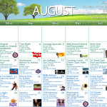 August Calendar 2015