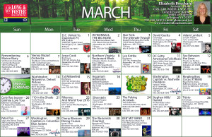 March Calendar of Area Events