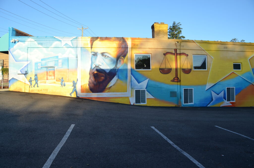 Langston Brown Mural - Arlington