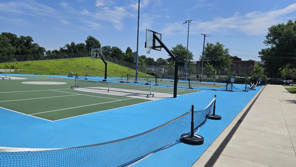 Lubber Run basketball pickleball court
