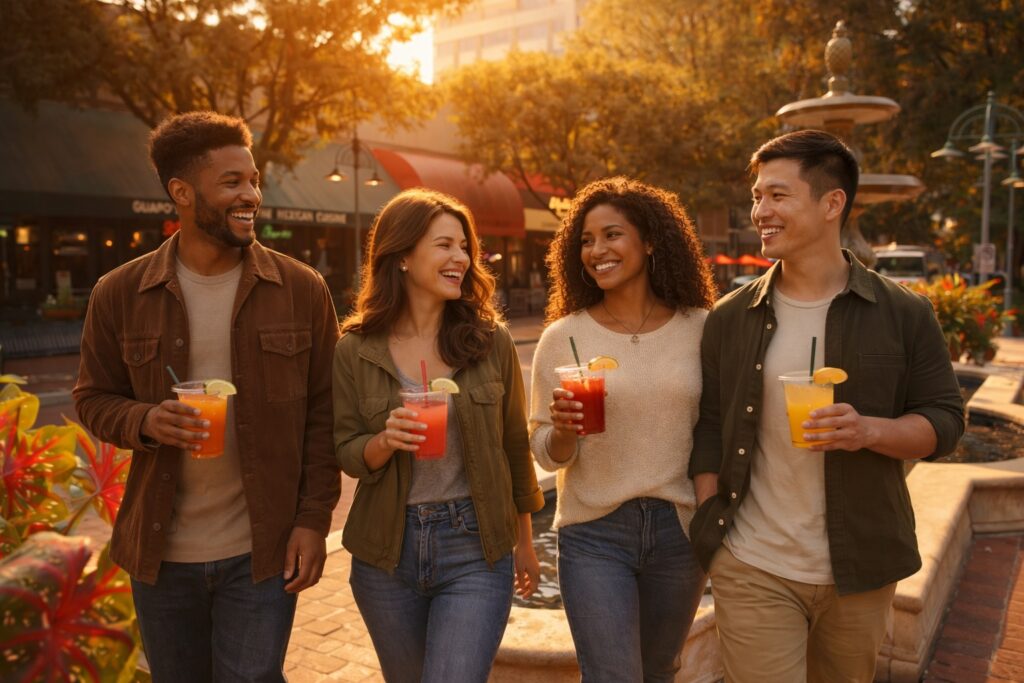 Sip and Stroll in Shirlington