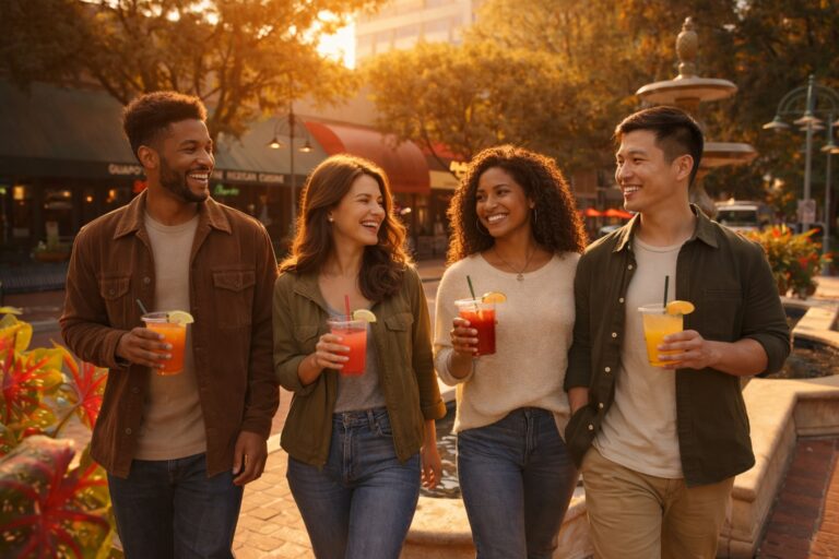 Sip and stroll in Shirlington